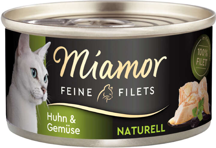 Miamor Katzen-Nassfutter Feine Filets Naturell Huhn & Gemüse